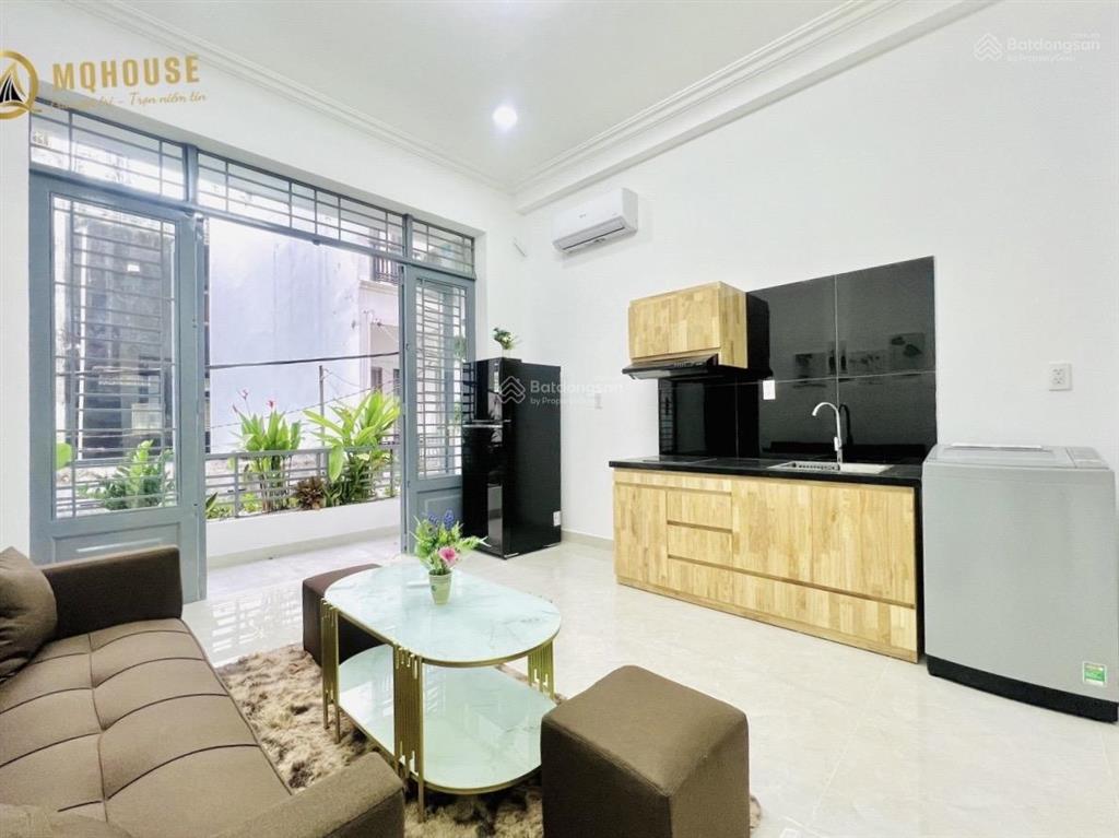 Cho thuê cc mini full nội thất bancol 1pn 45m2 ngay cv gia định