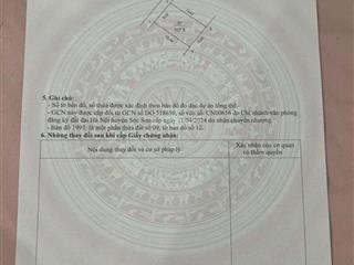 Bán đất tại thị trấn sóc sơn, 5,076 tỷ, 108m2, mặt tiền 8.02m