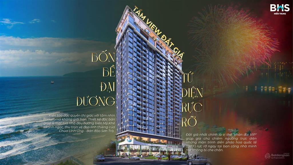 The poet residence đà nẵng, căn hộ biển mỹ khê, vốn ban đầu chỉ 1,1 tỷ, khai thác du lịch tốt