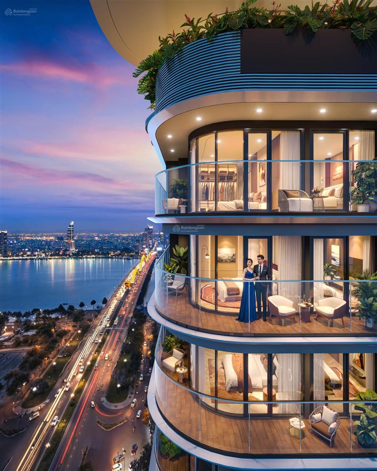 The legend đà nẵng  căn hộ 1pn 42m giá 6,1 tỷ | ven sông hàn  đầu cầu rồng