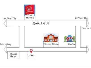 Chỉnh chủ bán nhanh lô đất 106m2 hơn 2 tỷ, tích giang, phúc thọ giá tốt nhất hà nội