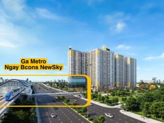 Bcons newsky  căn hộ mặt tiền quốc lộ 13, ngay trạm ga metro số 2