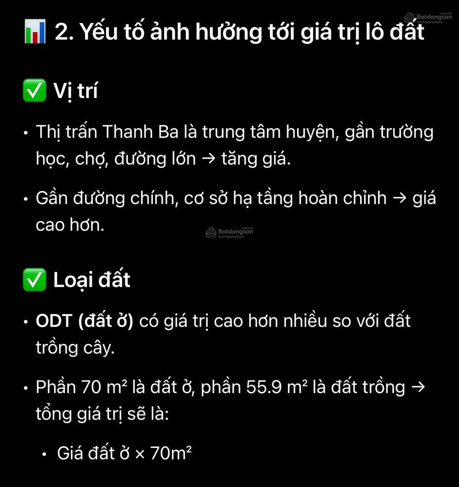 Cần bán nhanh lô đất 125,9m2 ô tô nằm trong đất