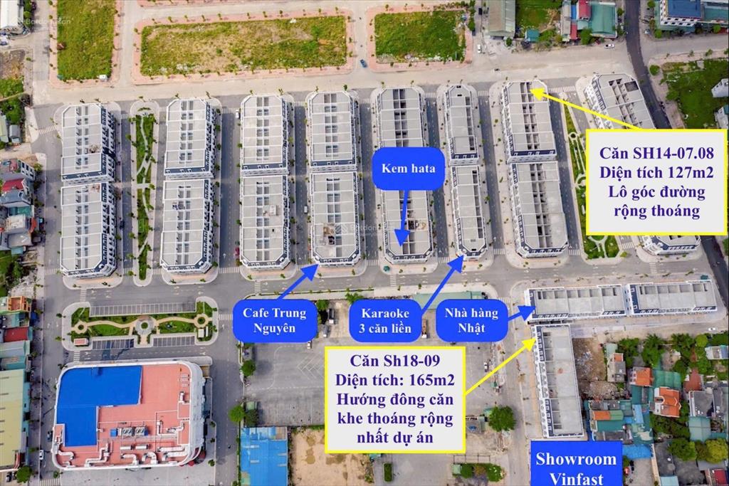 Bán căn shophouse rộng nhất vincom cẩm phả  quảng ninh