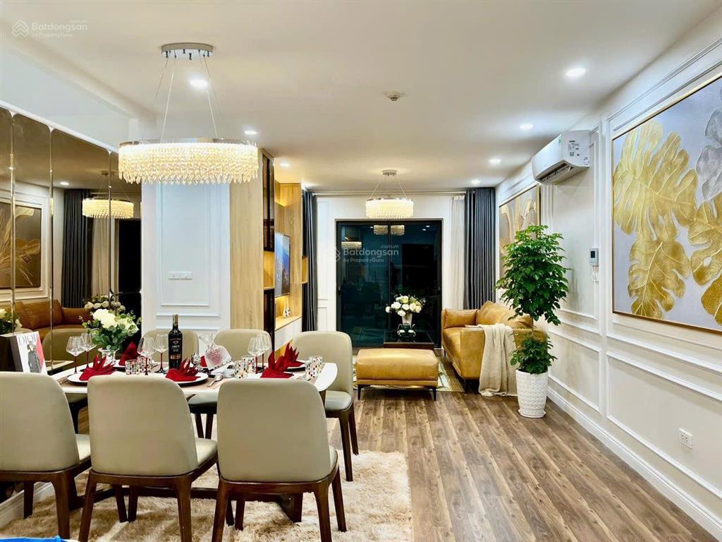 Cho thuê căn hộ sky park recidence 128m2 chia 3pn, 2wc, đủ đồ giá 27tr/tháng.  