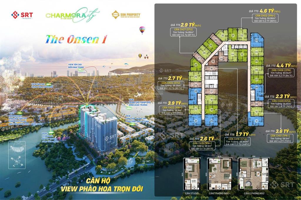 Mở bán ch sun group nt  the onsen  the charm  giỏ hàng lớn, độc quyền  giá gốc  không chênh