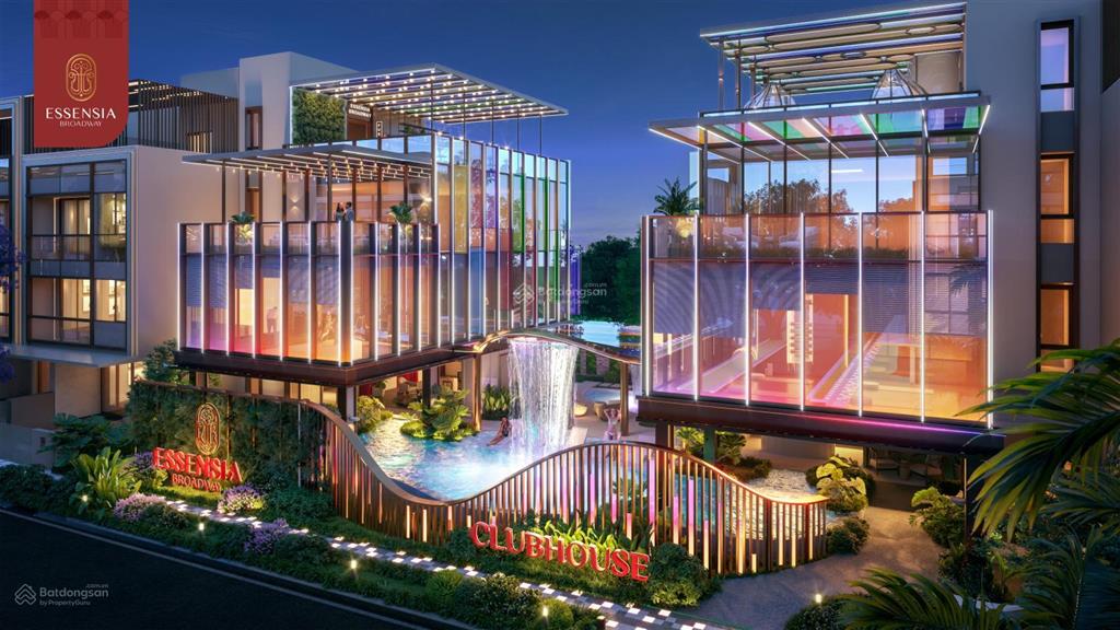 Bán nhà phố liền kề mặt tiền nguyễn hữu thọ essensia broadway, 146m2, 4pn, 6wc  ưu đãi booking sớm