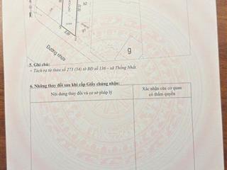 Cần bán đất mặt đường chợ thống nhất, thuận tiện kinh doanh nhà nghỉ, khách sạn, cửa hàng tạp hóa!