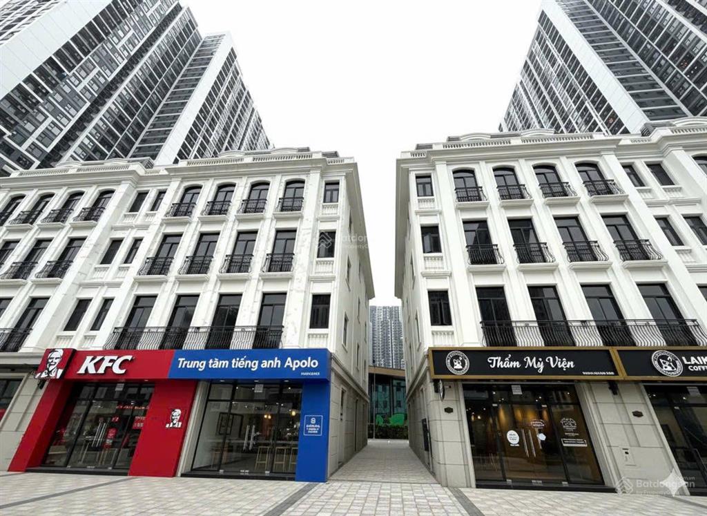 Shophouse tmdv ngon nhất vinhomes 130150m2/ căn cho thuê 120  180tr/tháng (giá chỉ từ 25 tỷ/ căn)
