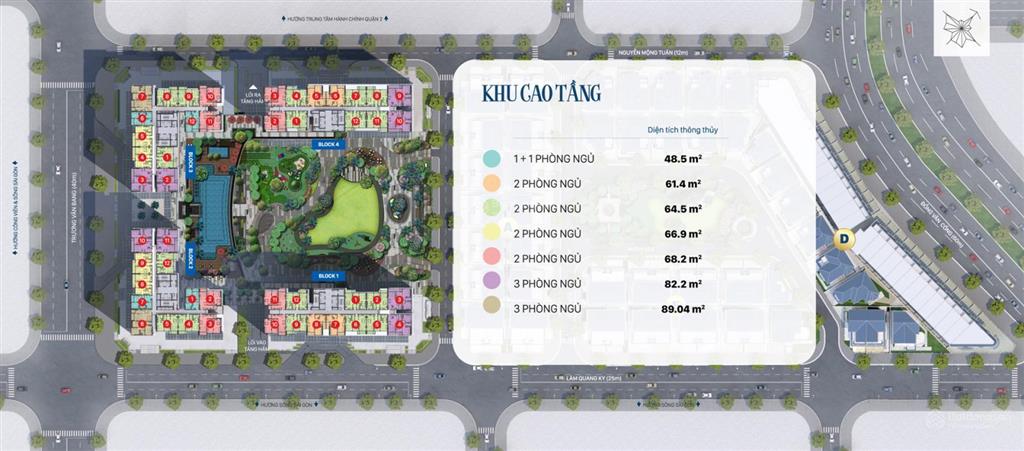 Bán căn 2pn ban công dài chỉ 6,15 tỷ mặt tiền trương văn bang