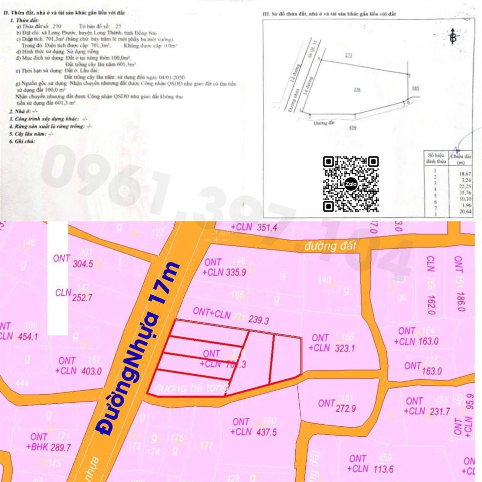 7 lô đất chính chủ mặt tiền đường hương lộ 12, đường bà ký ngay cổng sân bay long thành