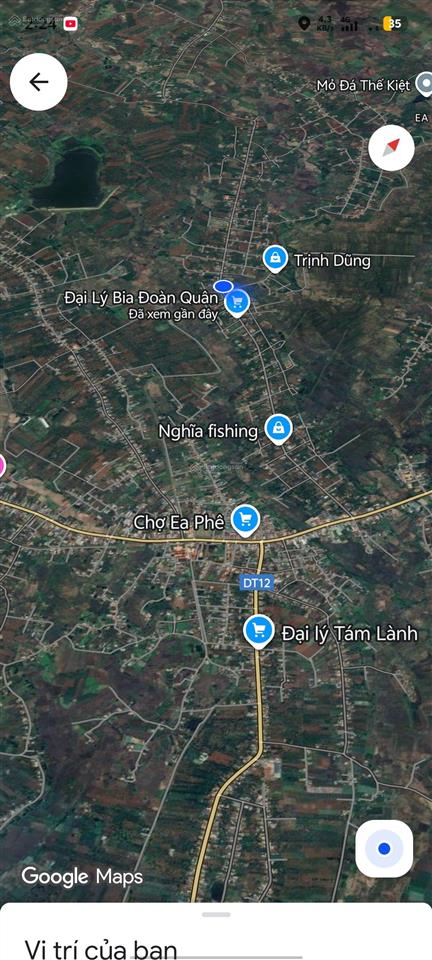 Cần bán đất 100m thổ cư có thể lên full cách ql 26 ủy ban xã 2km