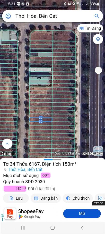 Tôi chính chủ bán lô đất 150m2 shr nằm ngay trục dk12 ra mỹ phước tân vạn chỉ 100m dân cư đông đúc