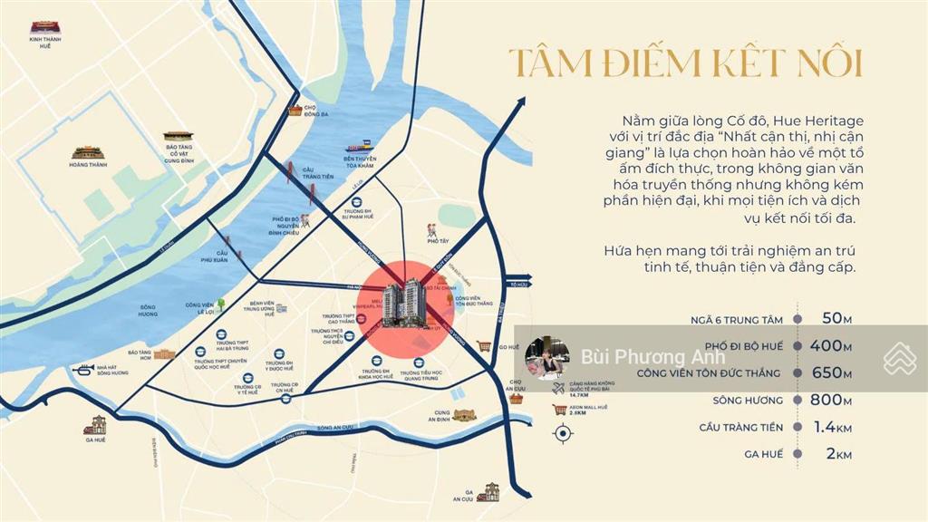 Cực hot, bán căn hộ trung tâm của trung tâm  tại tp huế  hue heritage  đối diện vincom, siêu hot