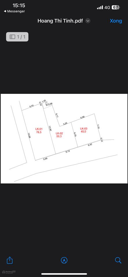 Chỉ cần nhìn giá khỏi so sánh hơn 2 tỷ 1 lô đất văn giang , đường thông