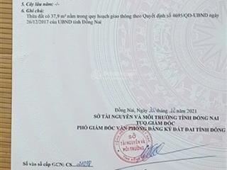 Bán đất hai mặt tiền tại an viễn, trảng bom, đồng nai, 3.5 tỷ, 254.6m2, sổ đỏ chính chủ