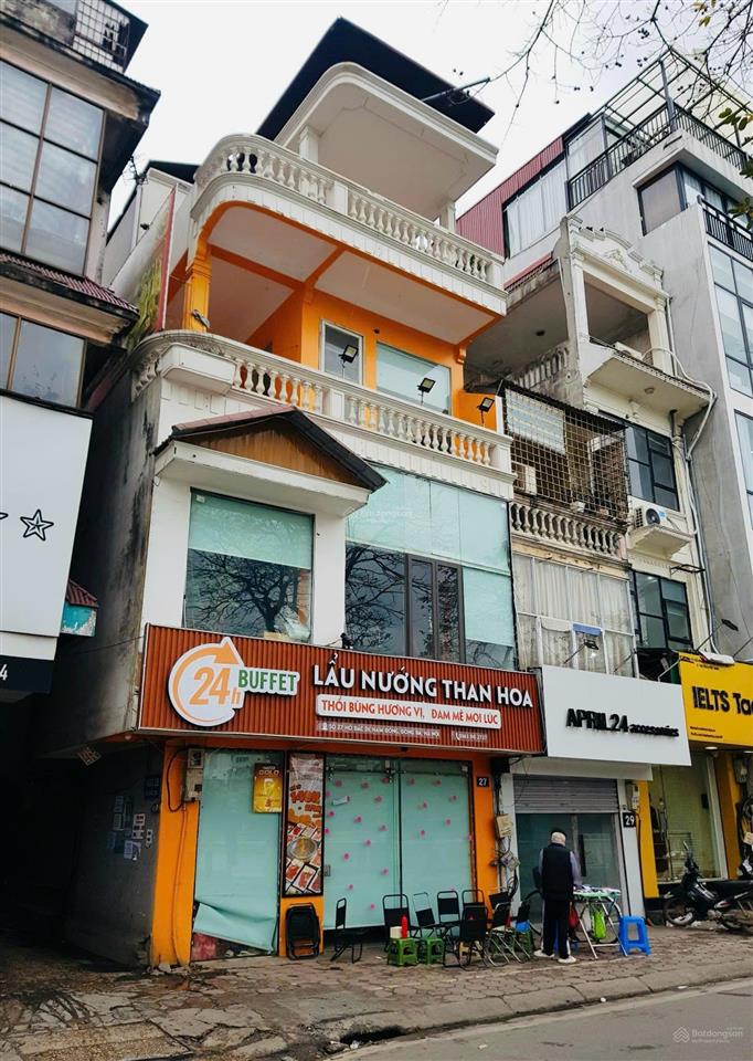 Cho thuê nhà mặt phố kim đồng  hoàng mai diện tích 60m2 x 4t, mặt tiền 6m, giá thuê 50tr/th