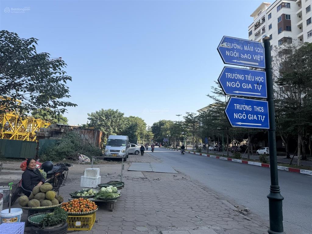 Bán mảnh đất phố việt hưng  lô góc  ô tô vào đất  55m2 mặt tiền 4,5m  ngay phố vạn hạnh