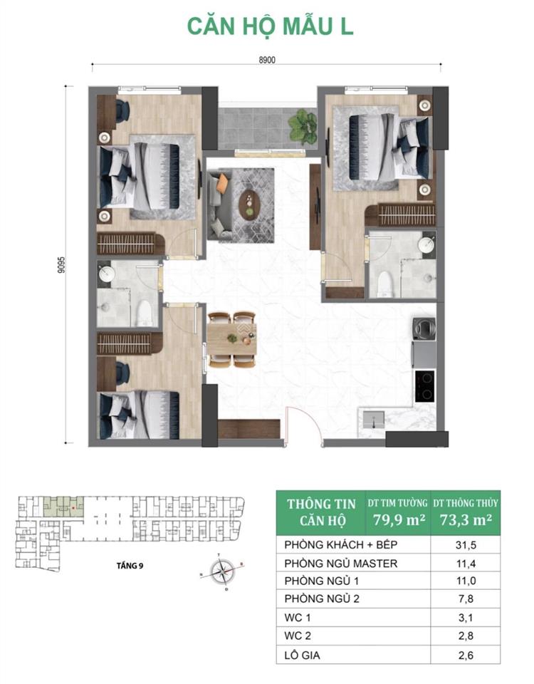 Bán nhanh căn 2pn bcons city từ 1,9 tỷ, giảm 5.65% ký hợp đồng 5% ngưng nửa năm sau đóng tiếp