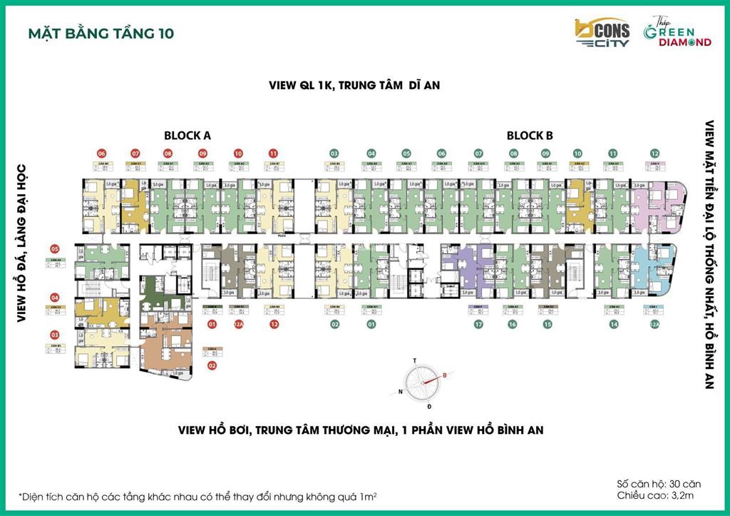 Bán nhanh căn 2pn bcons city từ 1,9 tỷ, giảm 5.65% ký hợp đồng 5% ngưng nửa năm sau đóng tiếp