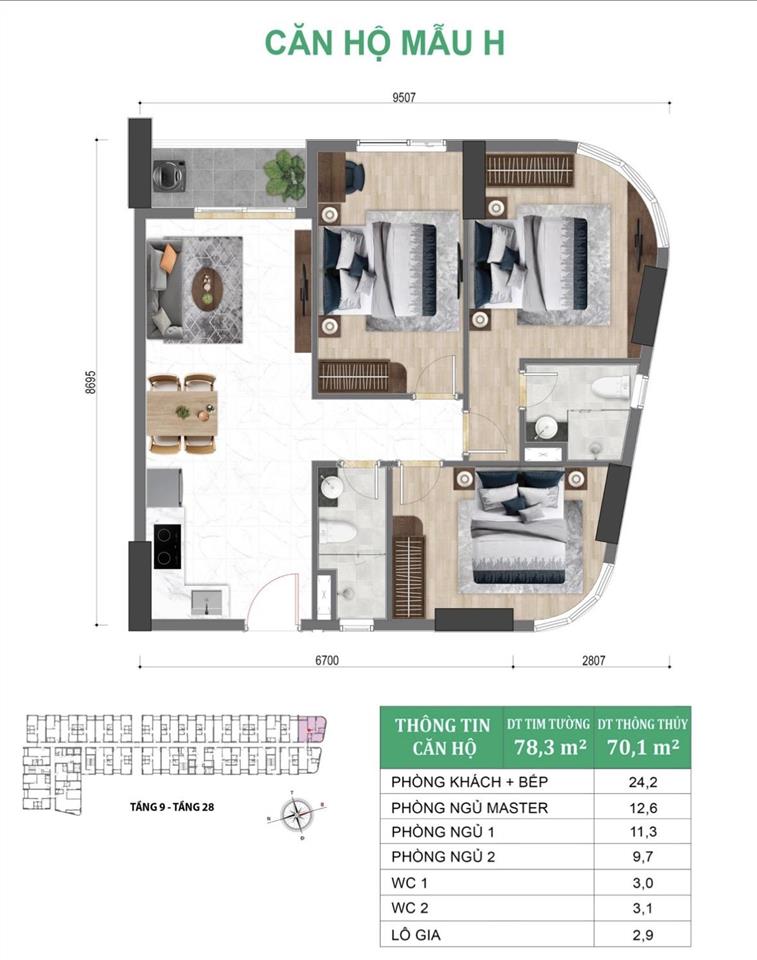 Bán nhanh căn 2pn bcons city từ 1,9 tỷ, giảm 5.65% ký hợp đồng 5% ngưng nửa năm sau đóng tiếp