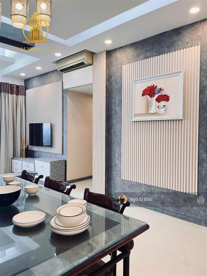 Nam minh land  cho thuê căn hộ saigon pearl 2 phòng ngủ 90m2, nội thất đẹp, tầng cao, view sông