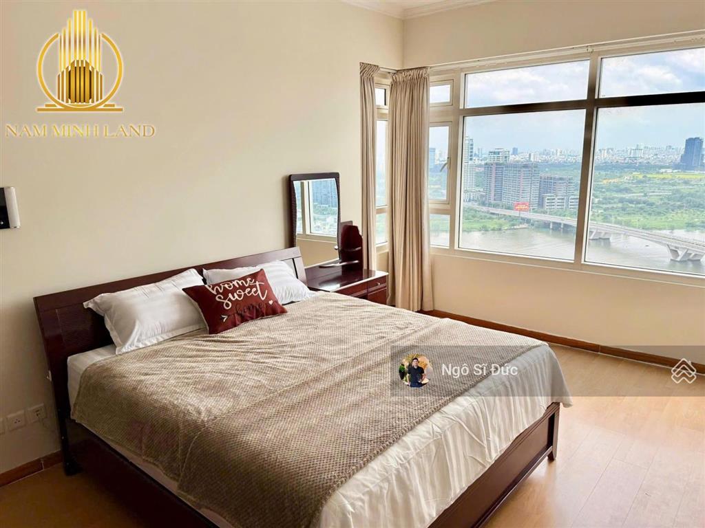 Phòng kinh doanh  cho thuê căn hộ saigon pearl 2 phòng ngủ nội thất đầy đủ tầng cao, view sông