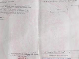 Mặt tiền đường nguyễn chí thanh, phường hoà thành, tây ninh