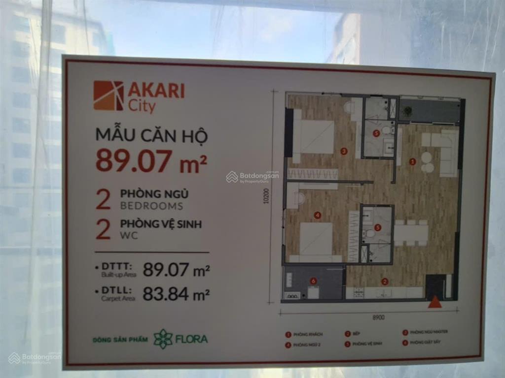 Bán căn góc hoa hậu akari giai đoạn 2, view nội khu, tầng cao, full nội thất mới 100%