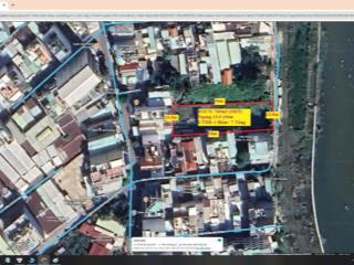 Mặt tiền view sông vàm thuật, gò vấp  dt 15x45m  gp hầm 7 tầng  giá 74 tỷ