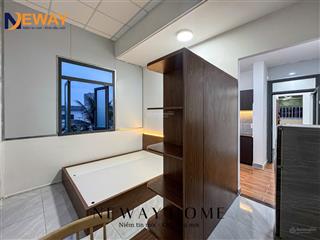 Dạng studio tách bếp 1 pn có ban công đầy đủ tiện ích