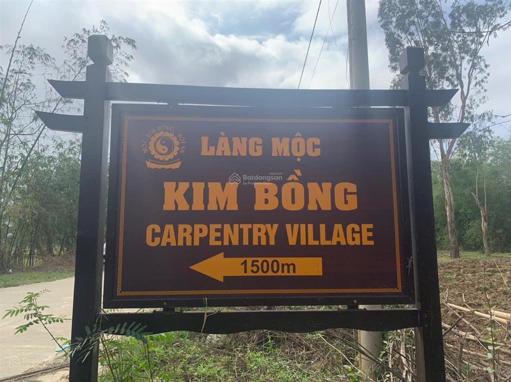 Bán đất làm nhà vườn gần hội an 1.448m², không gian sông nước bao quanh, ô tô vào tận nơi, sổ hồng