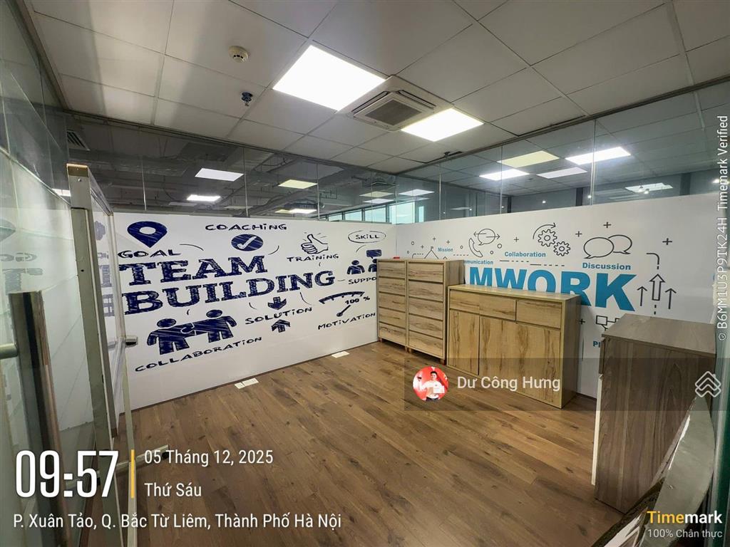 Chính chủ cho thuê văn phòng tại tòa n01t2  ngoại giao đoàn diện tích linh động đã chia sẵn phòng