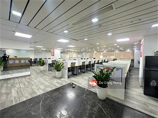 Bql cho thuê văn phòng sẵn nội thất, phòng ban tại n05  hoàng đạo thúy 200m2 giá 250k/m2/tháng