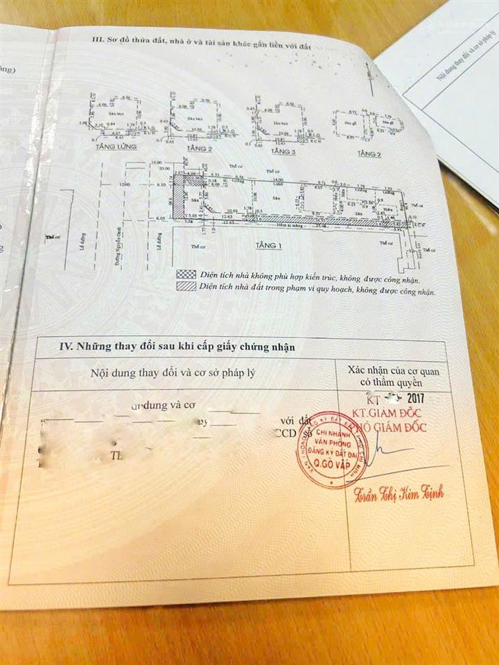 Bán nhà mặt tiền 256 nguyễn oanh phường 17 quận gò vấp.