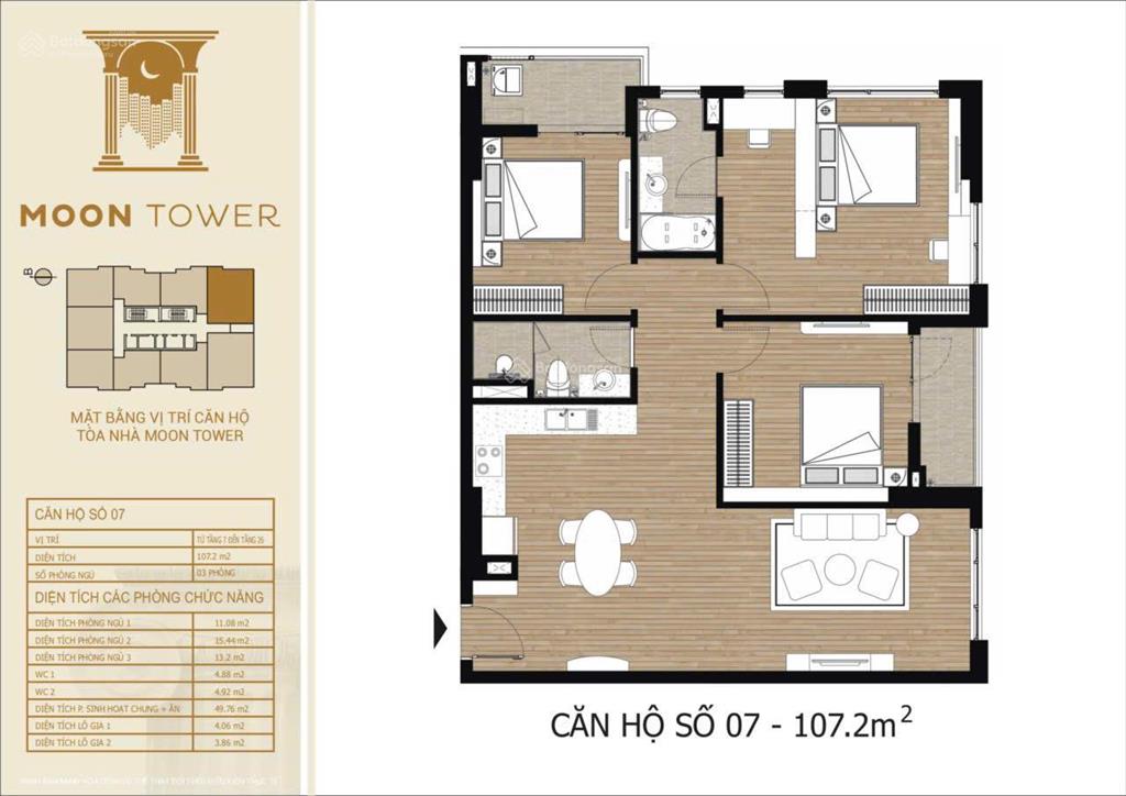 Bán căn hoa hậu 3pn dt 107m2 tòa hdi tây hồ  view trực diện hồ tây  bc đông nam tầng cao siêu đẹp