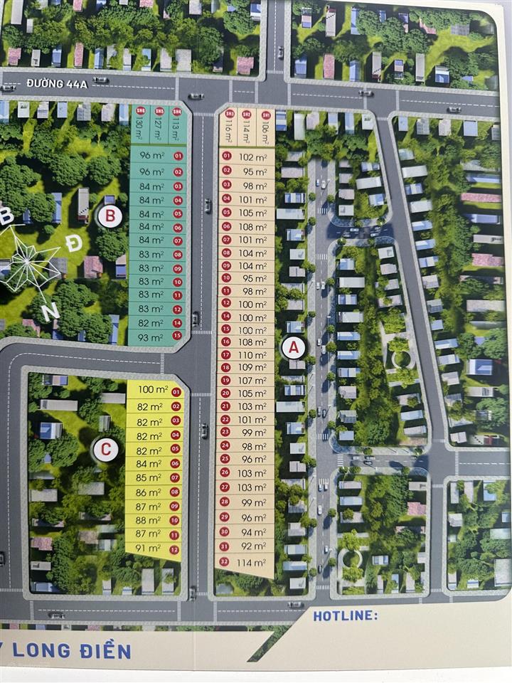 Đất nền liền kề gold coast mặt tiền tỉnh lộ 44a chỉ từ 2 tỷ/90m2, 100m2