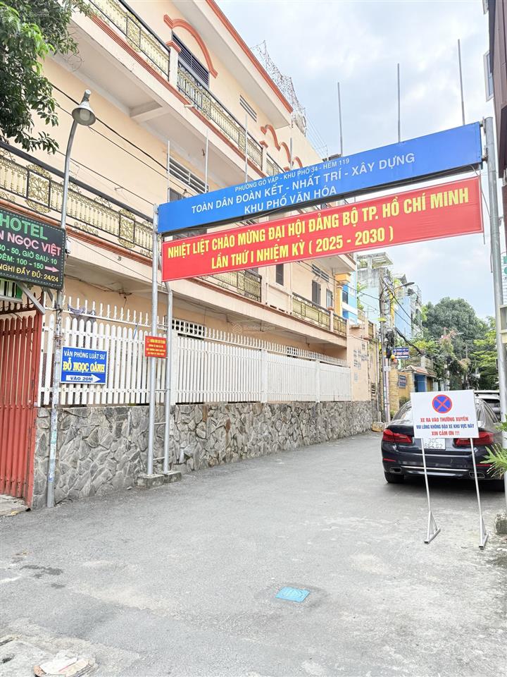 Đất gò vấp nguyễn văn lượng rộng 380m2 thổ cư, chính chủ 1 đời, nở hậu 14x40m  hơn 77 triệu/m2