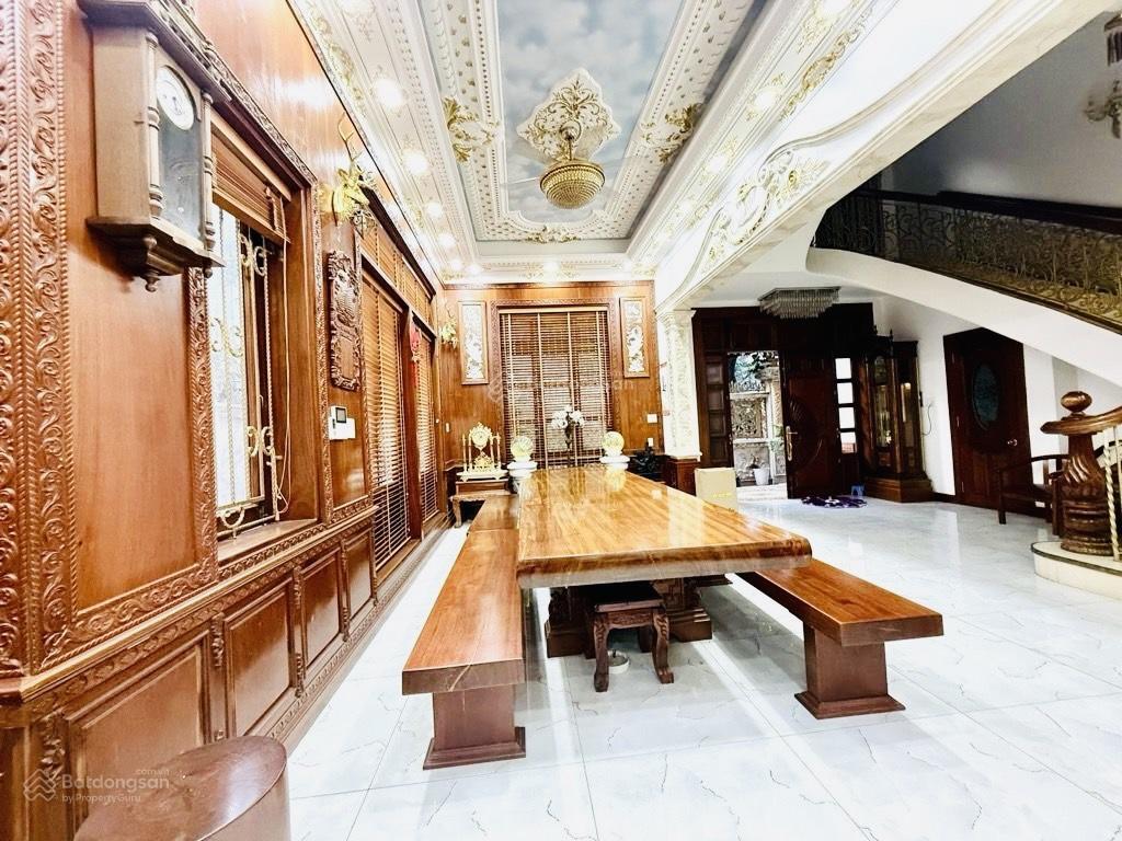 Biệt thự gò vấp, 1 đời chủ trong khu biệt thự osimi, an lộc nguyễn oanh, 250m2, 16.2x15m, 4t + hầm