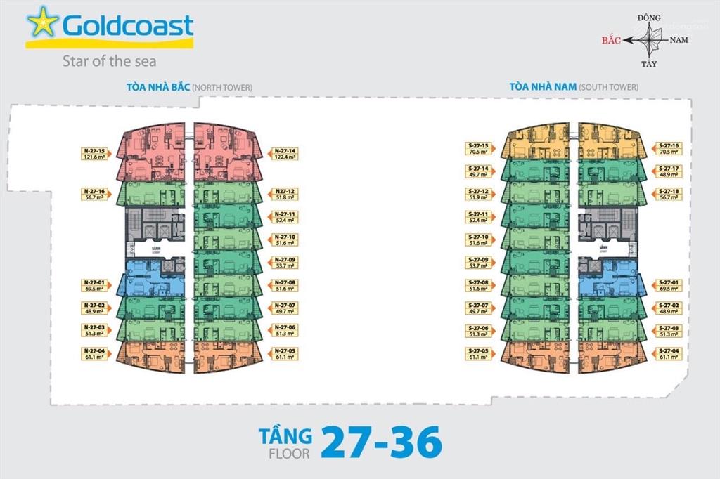 Căn n2912 tại tháp bắc diện tích 51.7m2. đã có sổ đỏ chính chủ và đầy đủ nội thất