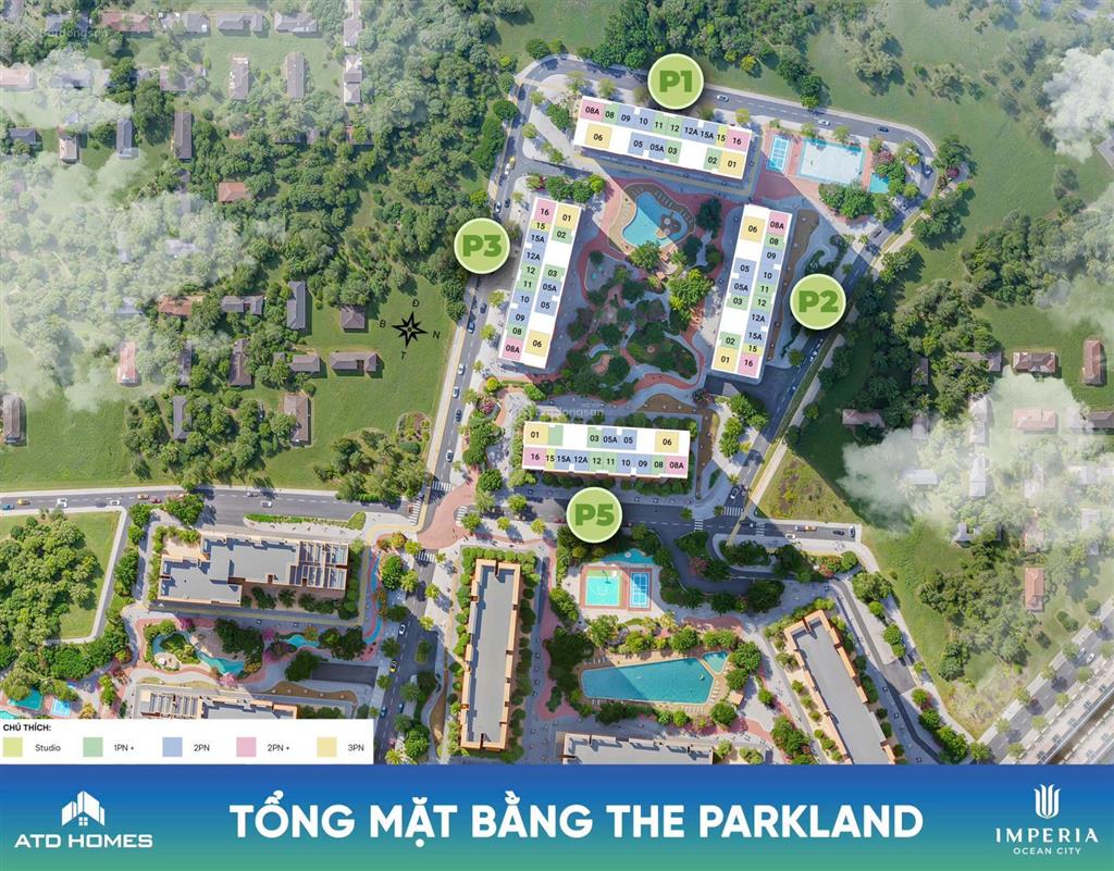 The parkland  tổ hợp cao tầng khép kín đầu tiên tại ocean city