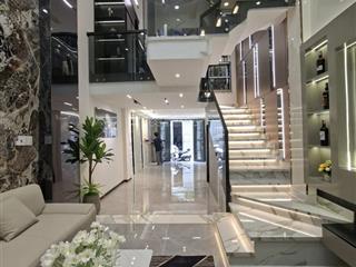 Siêu phẩm nhà đẹp xây mới hiện đại  5 tầng  hẻm xe hơi  full nội thất xịn xò  tại gò vấp.