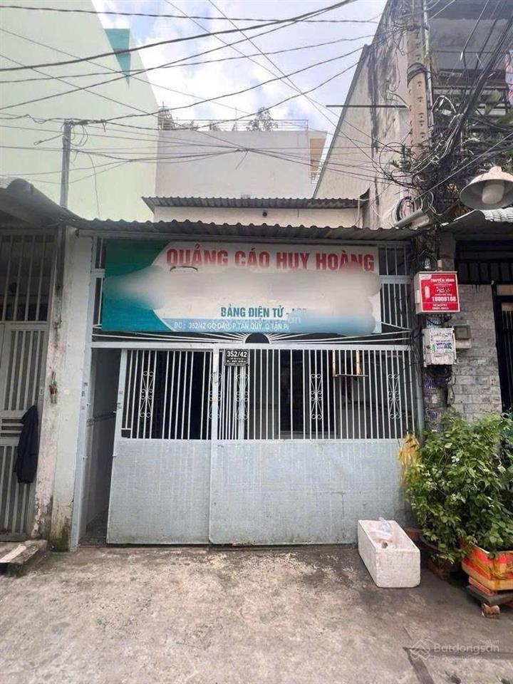 Nhà tiện đầu tư xây mới 56m2  hẻm đường gò dầu 4m  2p tới aeon tân phú