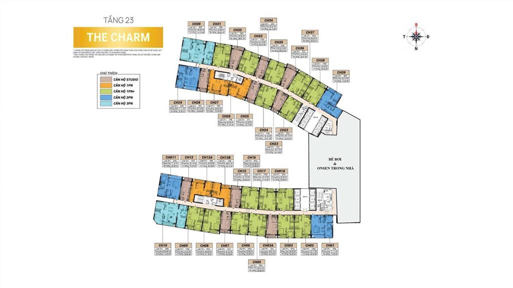 Giỏ hàng chuẩn giá cđt  căn 3pn góc hiếm ngắm pháo hoa tầng cao tòa the charm sun nha trang