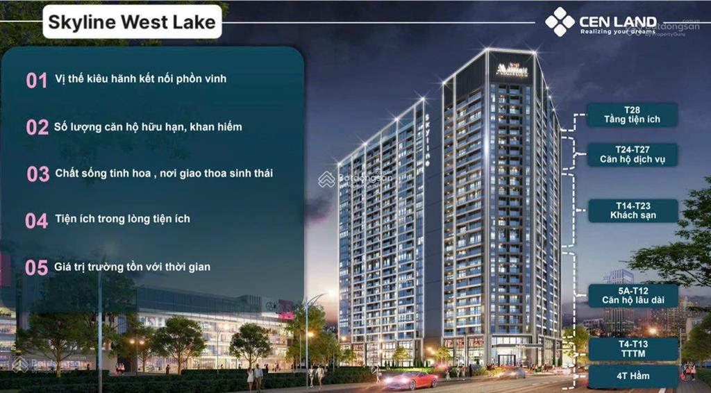 Cần bán nhanh căn góc 3pn toà skyline westlake(cạnh lotte võ chí công) giá tốt nhất thị trường