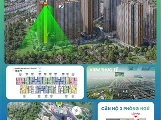 Bán căn hộ 3pn, giá chỉ 4,276 tỷ, 80.57m2, the parkland, imperia ocean city, ocp2