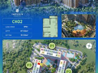 Tài chính 500tr sở hữu ngay căn hộ 1pn+ 47m2, tiện ích all in one dự án của chủ đầu tư mik group