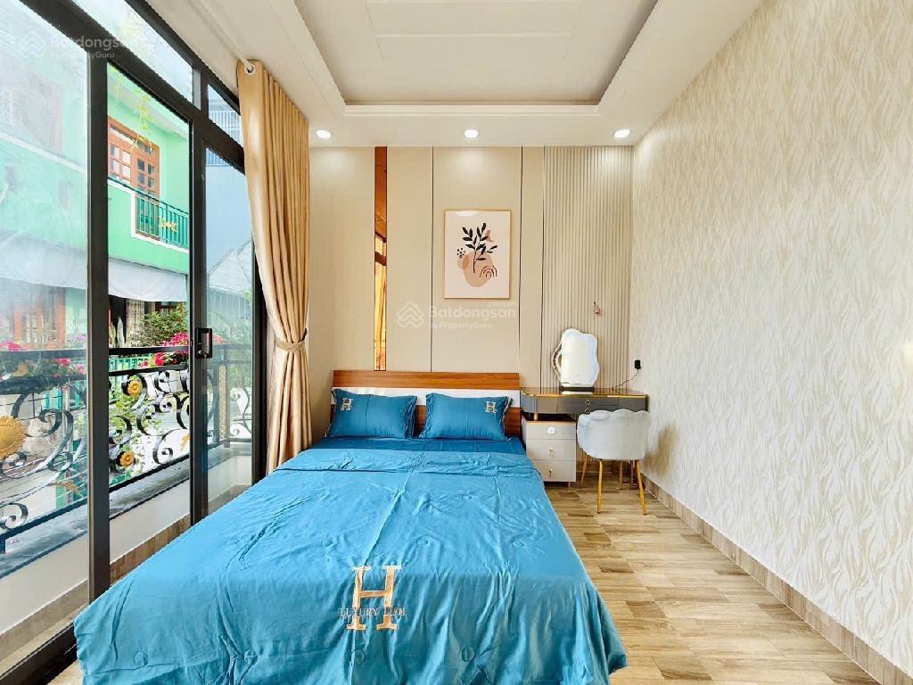 Chỉ 5.1 tỷ có ngay nhà 4 tầng ô tô đậu cửa 56m2, nguyễn thái sơn, p5 gò vấp  nhà mới hoàn công đủ
