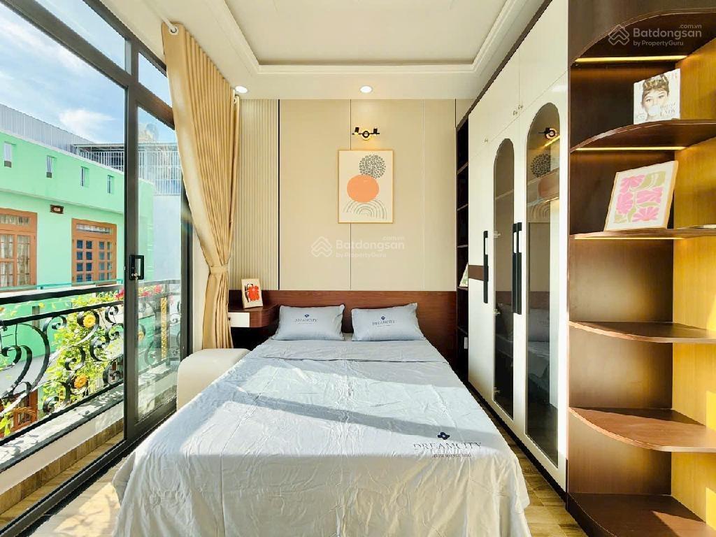 Chỉ 5.1 tỷ có ngay nhà 4 tầng ô tô đậu cửa 56m2, nguyễn thái sơn, p5 gò vấp  nhà mới hoàn công đủ