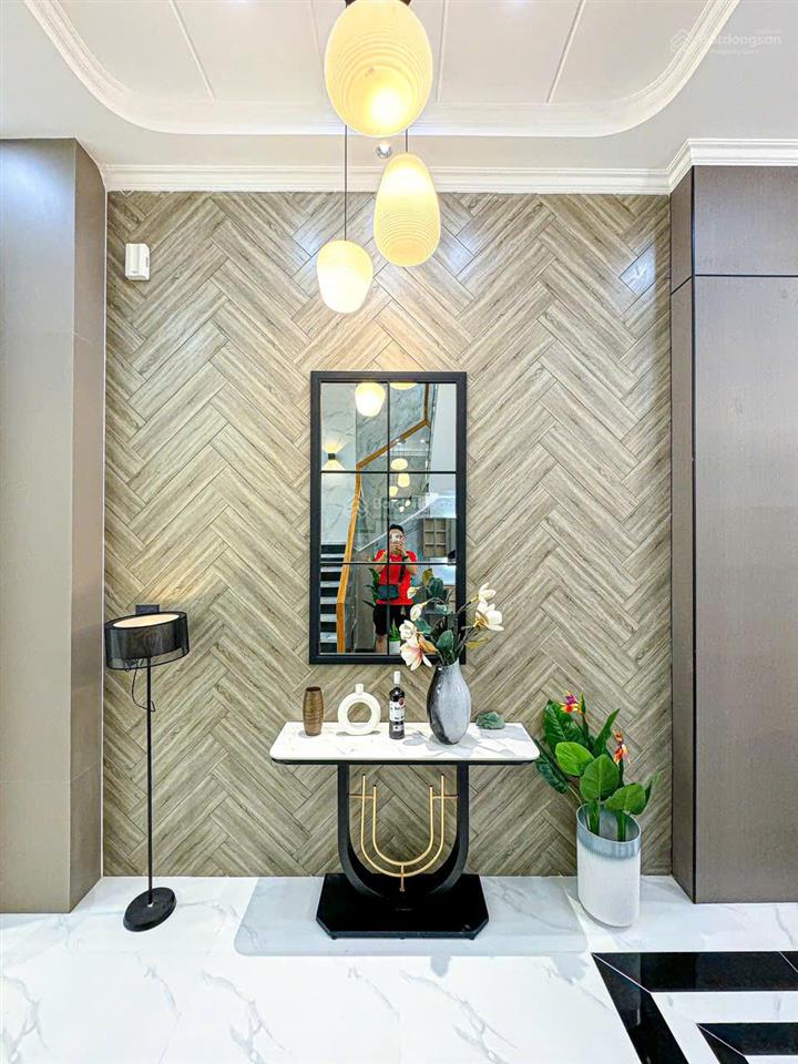Siêu phẩm p5, nguyễn văn nghi gò vấp 48m2  nhà mới, kv an ninh hẻm ô tô đỗ cửa. 4 tỷ 6 tl